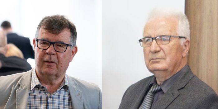 dr Michał Kozak (po lewej) i dr Kazimierz Dudziński (po prawej). Fot. archiwum redakcji